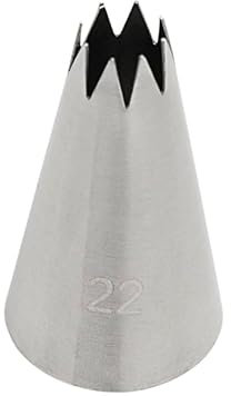 BrandNewCake® Bocchetta Stella Aperta #22 - Ugello in Acciaio Inox - Decorazione Torte - Accessorio per Pasticceria