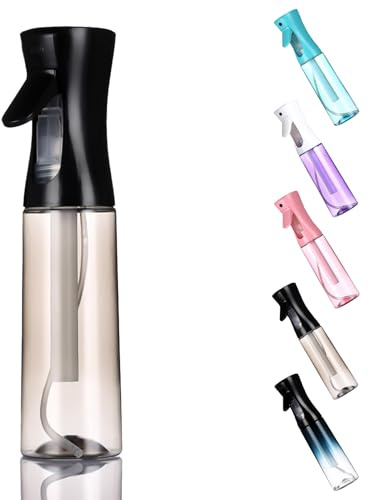 WOODFIB Spray Bottle for Hair, Continuous Fine Mist Water Spray Bottle, Empty spray Bottles for Salon, Plants, Pets, Home Cleaning - 300ml