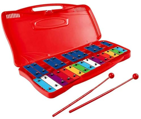 25 Hinweis Glockenspiel Chromatische 25 Hinweis Professionelle Xylophon Instrument Aluminium Material
