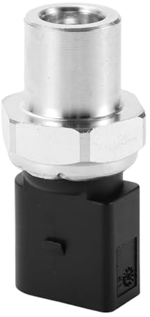 Partuto Druckschalter Kältemitteldrucksensor Für Audi A3 16-20 1 Stk | Kunststoff/Metall/Schwarz, DC 12V 3-Pin, -40-135°C, OE: 4H0959126/8K0959126, Für Audi A4/A5/A6/Q5/Q7, Löst Kühlungsprobleme