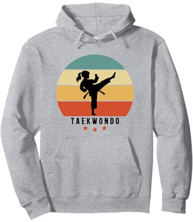 TAEKWONDO girl does taekwondo-kick design child taekwondo Pullover Hoodie