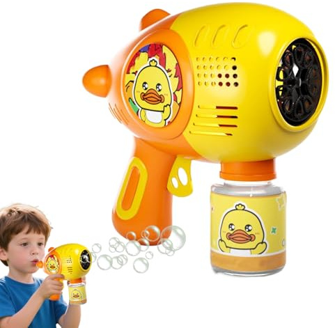 Blasenmaschine, automatisches Blasenspielzeug für Kinder, interaktives Spielzeug für draußen und Strand, Sommeraktivitäten, Gartenpartys und sensorische Spiele