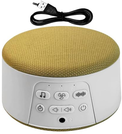 Macchina Suono a Rumore Bianco, Dispositivo Sonno Con Rumore Bianco, Effetto Calmante Naturale Portatile Ricaricabile Per Bambini Bambini Adulti Camera Da Viaggio