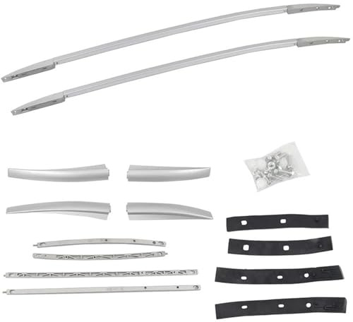 Portapacchi Tetto Barre Portatutto Per Bagagli Sul Tetto In Argento Per Nissan Per Qashqai 2014-2020