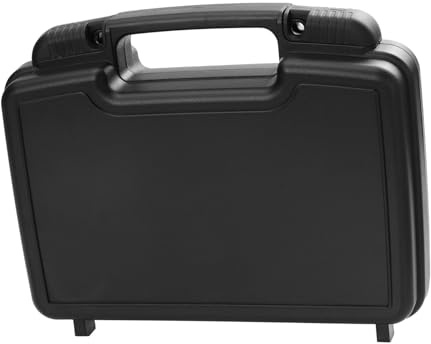 SEWACC Multi-use Plastic Toolbox Storage Container PP Tool Case Large Capacity Organizer for Home and Power Hand Tools with Stackable Design