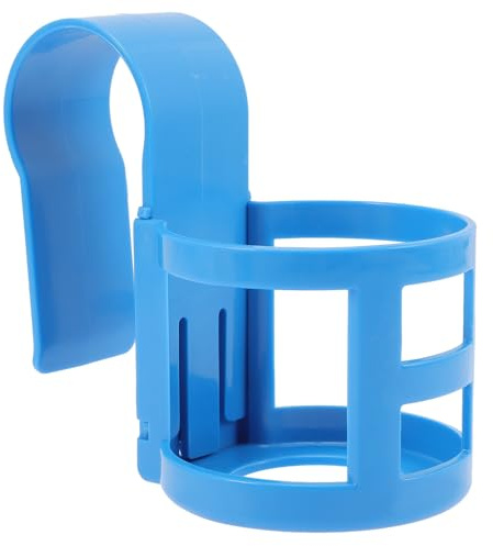Abaodam Portavasos Clip para Piscina de Bebidas Accesorio para Piscinas Elevadas Gancho Plano Soporte Antiderrames para Barras Redondas Uso Exterior en Jardín