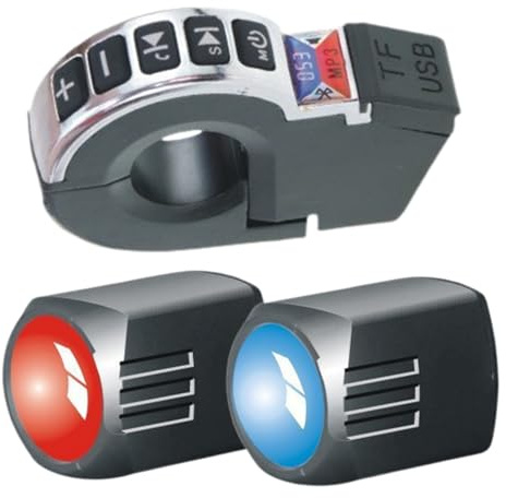 Altoparlanti Per Motocicletta Amplificatore Wireless Con Ricarica Telefono | Altaparlante Moto Impermeabile Per Ciclismo, Scooter, Bicicletta, Automobili, Motociclismo, Automobilistico E Adulti
