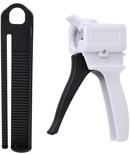 Zweikomponenten AB Epoxidharz Dichtstoff Klebepistolen Applikator, Klebstoff Squeeze Mix, 50 ml, 10:1 manueller Kartuschenpistolen Spender, Squeeze Kartuschen Spender