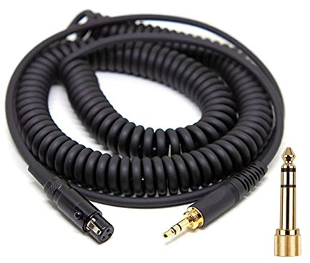 Rhinenet Verlängerung DJ Spiralkabel für AKG Q701 K702 K271 K272 K240 MKII K242 K267 K141 K171 Kopfhörer Kabel