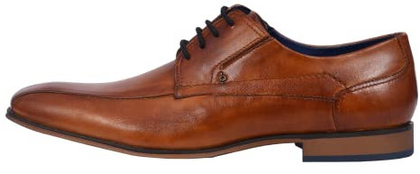 bugatti Herren Businessschuhe, Männer Business Schnürer,büro,Freizeit,Schnuerschuhe,Schnuerer,straßenschuhe,Schnuerung,Cognac (6300),44 EU / 9 UK