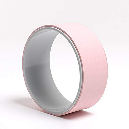 Yoga Wheel Durchmesser 32 Cm X B 13 Cm Hohe StabilitäT UnterstüTzung Yoga Circle Roller Nicht Deformierte Yoga-StüTze zur Verbesserung von Backbends und Yoga-Posen Stabil/Rosa / 13cm
