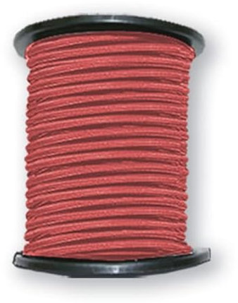 Corda di espansione, Ø 8 mm, colore rosso, chiusura a fune con o senza gancio Simplex (cavo di espansione Ø 8 mm, rosso 20 m)