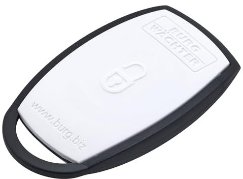 BURG-WÄCHTER Elektronischer Funkschlüssel für secuENTRY Home, Aktivtransponder für elektronische Türschlösser der secuENTRY Serie, ENTRY sE-Key 7713, Weiß/Schwarz