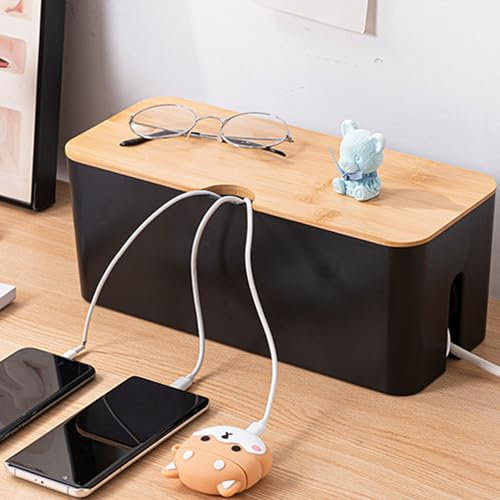 JIAMIAN Scatola Portaoggetti Per Cavi, Scatola Per Nascondere La Copertura Di Protezione Contro Le Sovratensioni, Casella Gestione Cavo Sistema(B)