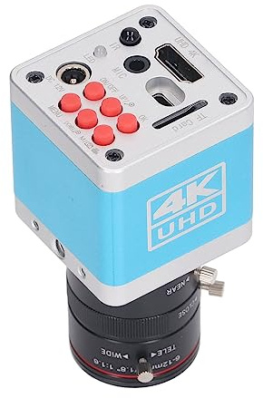 Webcam USB en Direct, Webcam à Objectif de Mise au Point Manuelle 100‑240V à Faible Latence C CS Mount 4K 30FPS pour l'enseignement des Médias (Prise UE)