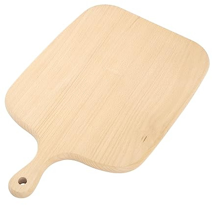 Tabla de Queso Pequeña, Tabla de Cortar de Madera de Haya, Plato Rústico para Servir con Orificio para Colgar, Tabla de Cortar de Madera Multiusos para Cocina, Fiesta, (Tamaño: