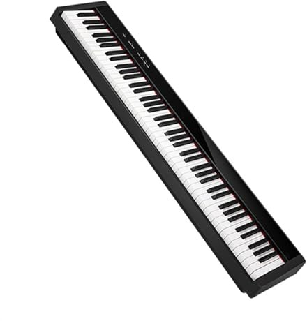 Instrumento De Piano Electrónico Digital Con Teclado Dinámico De Martillo Pesado De 88 Teclas De Grado De Rendimiento Piano Electrónico Para Principiantes (Color : BK)