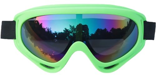 MaoMaoCha Ski Goggles Snowboard Goggles for Men Women Kids Cycling Motorcycle Snowmobile UV Protection Goggles Winter Snow Sports Glasses for Youth Adult Teens Boys & Girls (Green)