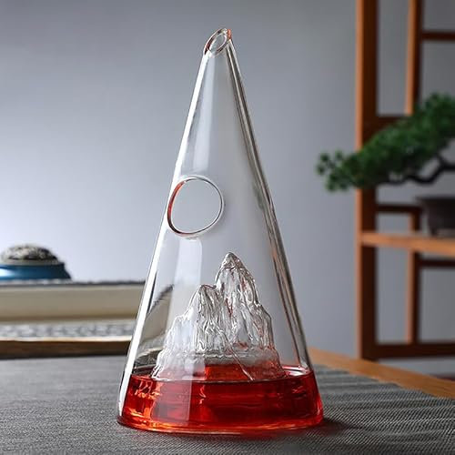 Iceberg Ensemble de carafe à décanter pyramide pour vin et whisky
