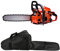 Nikou Estuche Portátil para Sierra De Cadena De Tela Oxford, Impermeable, Bolsa De Transporte De Almacenamiento De Protección Completa (Negro)