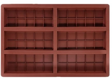 Stampi per cioccolatini, stampi per cioccolatini | Stampi per cioccolatini | Stampi antiaderenti per barrette di cioccolato profondo, resistenti al calore, in silicone per barrette ripiene, stampi per