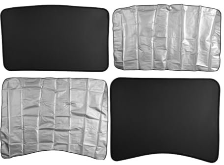 ciciTree Pare-Soleil de Toit Couvre-vitre Avant et arrière Chaleur du Soleil Maille pour Tesla Model 3 2021-2024