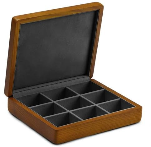 PDURMBUAB Schmuckaufbewahrung Holz Schmuck Organizer Ring Organizer Massivholz Schmuckkästchen Schmuck Aufbewahrungsboxen Aufbewahrungsbox Schmuckbox Schmuckkästchen Klein(F)