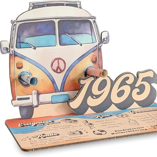 60 Geburtstag - Damals.. 1965 3D-Holzkarte | Geldgeschenke, Geschenk 60., 60 Geburtstag Männer & Frauen, 60. Geburtstag Geldgeschenk, Geburtstagskarte 60, 60 Geburtstag Deko