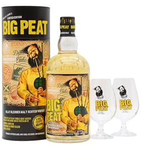Big Peat - The Edinburgh Edition #2 Islay Blended Scotch Whisky 70cl 48% ABV (Includes Branded Glasses)