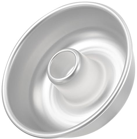 KOCKSHION Teglia Per Ciambelle in Alluminio Antiaderente Stampo Forno Per Chiffon Cake Design Cavo Creativo Per Dolci Piccoli Distribuzione Uniforme Del Calore Per Casa e Pasticcerie
