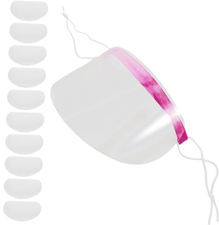 OATIPHO 50 Pièces des Lunettes de Protection Couvre-Visages pour Salon de Laque Protection oculaire pour Le Maquillage boucliers de Protection des paupières l'animal de Compagnie Vert