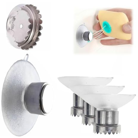 3 magneti per portasapone, portasapone, magnete per sapone, piastra per sapone magnetica, senza foratura, dispenser per sapone in acciaio inox, per cucina e bagno