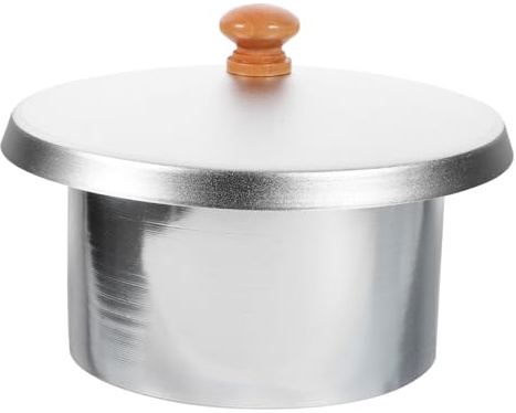 Warmhm Iron Wax Melting Pot with Lid Capacity Wax Warmer Inner Pot Accessory Safe Heat Resistant Container for DIY Beauty Salon and Spa Use