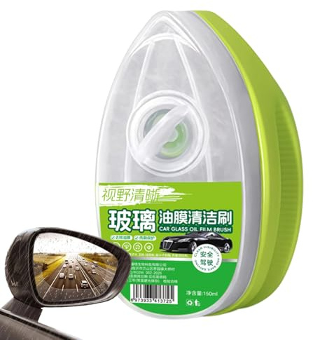 Ylnailky Detergente per Pellicola del Parabrezza | 150ml Cura Veicoli - Detergente Rimozione Macchie Pellicola Olio Vetro Auto | Per Rivestimento Vernice e Escrementi di