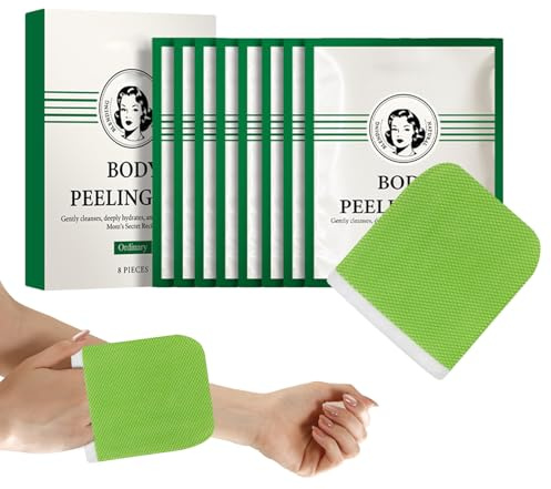 Körper Peeling Pad Schrubber Matte Sanft Reinigungshandschuh | Körper Schrubber Pad Für Rücken, Beine, Arme, Gesicht, Hände, Achseln, Frauen, Männer, sensible Haut,