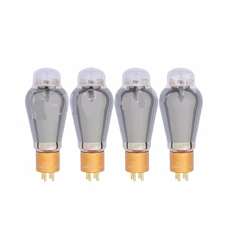 NVSFZGIYG Kit Amplificatore valvolare elettronico HiFi WE300B, raddrizzatore a Tubo a Vuoto 300B-TII, a Classico, sostituisce 300B, 4300B, 300BN(4pcs Matched Quad)