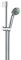 Hansgrohe Duschset Crometta Crometta 85, 27762000, Brausegarnitur mit Brauseschlauch(160 cm)Handbrause, Brausestange (90 cm), Weiß-Chrom, 20835 2