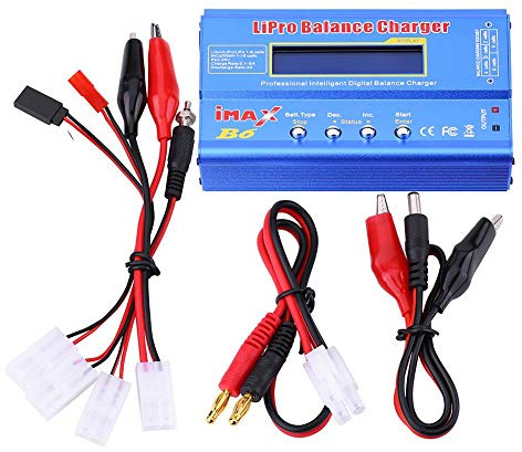 Digital Ladegerät, Sicher und energieeffizient, Balance Ladegerät, 80W für Lithiumbatterien, for DIY, RC Modelle, Outdoor Aktivitäten, Heimgebrauch