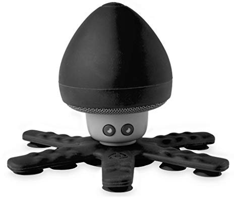 Celly SQUIDDYSOUND, Cassa Bluetooth Stereo Portatile, Altoparlante Autoportante Bluetooth con Ventose, Splashproof IPX3, Speaker Potente da 3W, Compatibile con Apple, Samsung, Huawei e Altri
