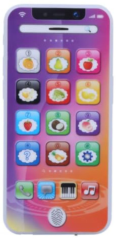Cellulare Giocattolo per bambini Musica multifunzionale Giocattolo leggero per telefoni Giocattoli educativi precoci per telefoni cellulari Ragazzi Ragazze Toddlers di