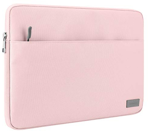 MoKo Sleeve Tasche Kompatibel mit MacBook Air 13 13.6 M4 M3 M2 M1 2025-2010, MacBook Pro 14/13 M4 M3 M2, Surface pro 8/iPad Pro 12,9 2021/Galaxy S8+12,4, Hülle für 13-13,3 Tablet - Rosa