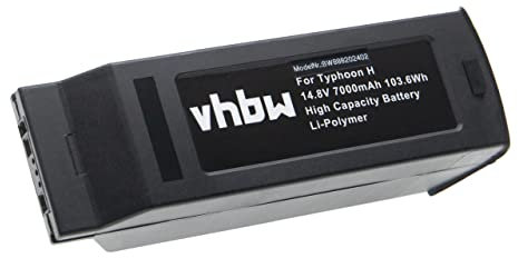 vhbw Akku kompatibel mit Yuneec H480, Typhoon H Drohne Multicopter Quadrocopter (7000 mAh, 14,8 V, Li-Polymer)