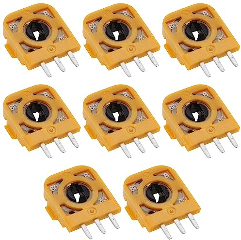 eMagTech 8 Stück 3-polige Joystick-Trimmer-Topf-Ersatztaschen Kompatibel mit PS5-Controllern Trimmer-Potentiometer-Sensoren 2,3 K Ohm