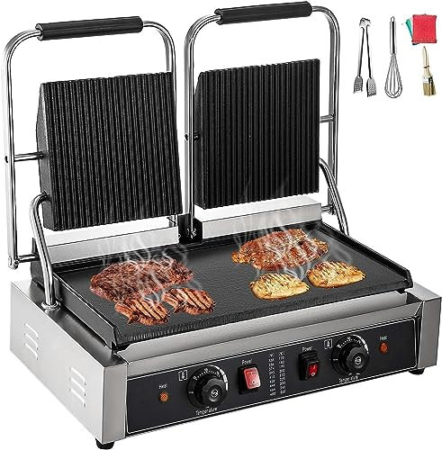 BTURYT 220V Elettrico Sandwich Press Grill 3600W Sandwich Press Maker Tostapane Single Heads Grill Press Toaster Sandwich Macchina Commerciale Utile