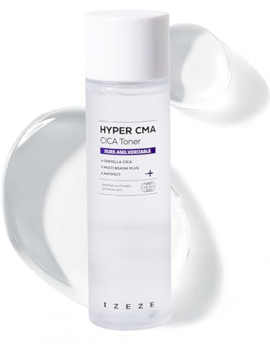 IZEZE Hyper CMA CICA Toner 5.07 fl.oz | Low-Irritation Centella Asiatica Facial Calming Toner, Korean Skincare for Sensitive Skin, Soothing for Acne Prone Skin, Skincare Coreano