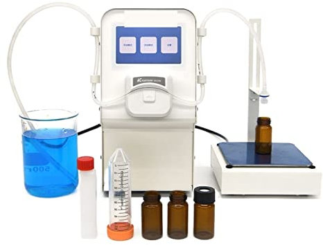 VCHICS Pompa peristaltica Automatica Fast A Filling Machine High Percision con Bilancia da 0,1-200 g Pompe dosatrici da Laboratorio(B16,1)