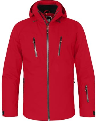 Bergson RESO 2 | Herren Skijacke - Normal-/Kurz-/Langgrößen, wasserdicht (20.000 mm) & verschweißte Nähte, Winddicht & atmungsaktiv (20.000 g/m²), Unterarm-Ventilation, warm wattiert (120g/80g), elas