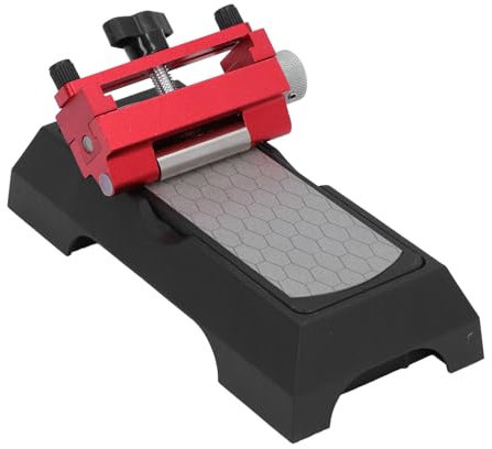 Strumento Guida per Affilatura Scalpello, Pietra per Affilare Diamante a Doppio Lato Smeriglio 400 e 1000 Set di Guide per Affilatura con Angolo di Affilatura Regolabile, Kit