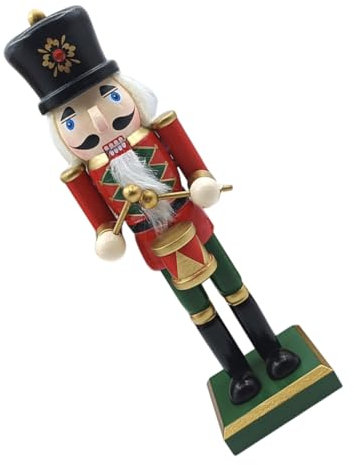 BUGUUYO Decorazioni Natalizie A Forma Di Schiaccianoci Decorazioni in Legno A Forma Di Schiaccianoci Bomboniera Per Feste Di Natale Ornamento Da Scrivania
