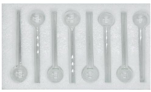 JKWQFBOYAN 8 Stück Glas Pipe Glaspfeife Crackpfeife ölpfeife 4 Zoll Länge Glas Pipe Glass Pipe Klar